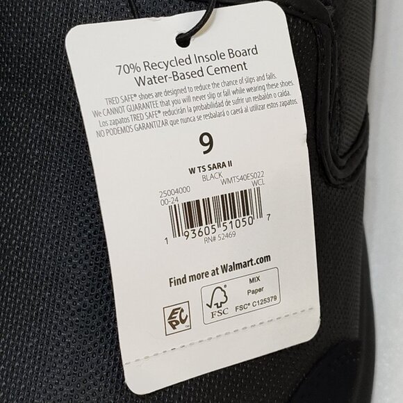 TredSafe Sara 2 Slip-Resistant Anti-Fatigue Enduropro Comfort Footbed Womens 9 - Picture 11 of 11